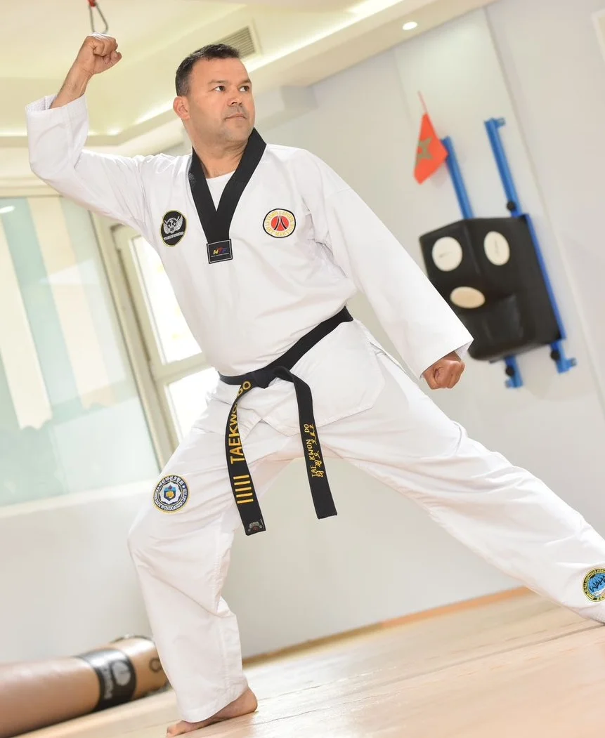 Khalid ezzehraoui, coach Taekwondo au Temple Sports Casablanca