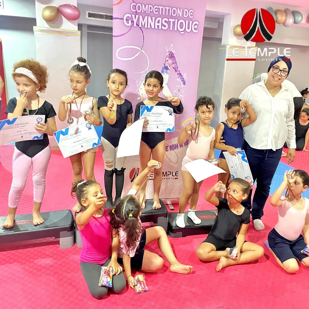 Cours de Gymnastique Artistique au Temple Sports Casablanca